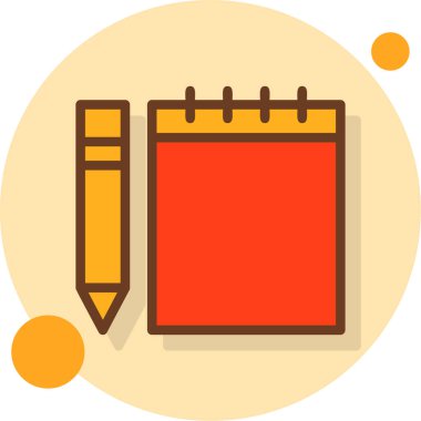 Kalem. Web simgesi basit tasarım