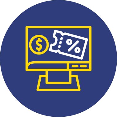 online money icon vector illustration