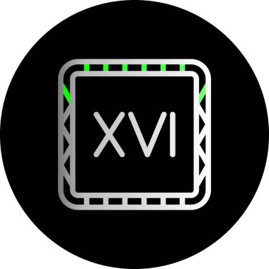 Modern bir simgenin vektör illüstrasyonu