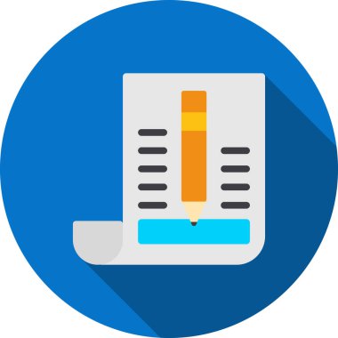 Belge. Web simgesi basit tasarım