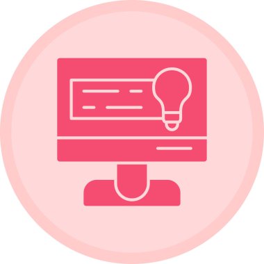 Modern simgenin vektör illüstrasyonu