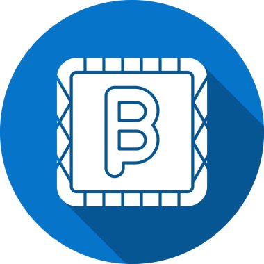 bitcoin. Web simgesi basit illüstrasyon