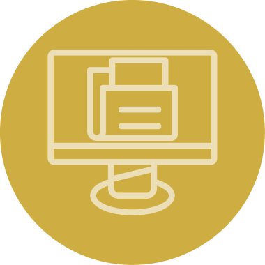 seo modern simgesinin vektör illüstrasyonu