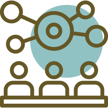 Bir dünya simgesinin arka planının vektör çizimi