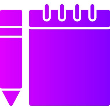 Bir kalemin vektör illüstrasyonu