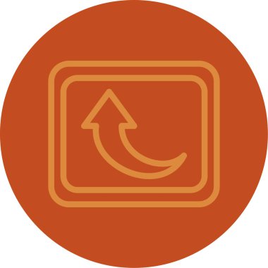 ok simgesi vektör illüstrasyonu