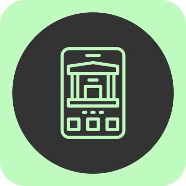 cep telefonu ikonu vektör illüstrasyonu