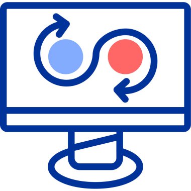 ağ simgesi. Basit resimleme