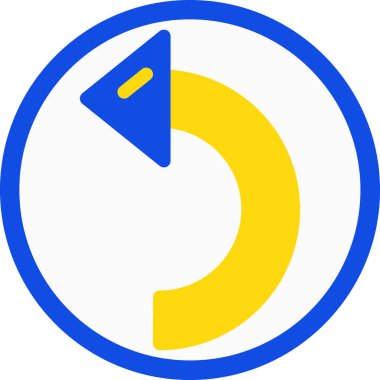 Pusula. Web simgesi basit illüstrasyon