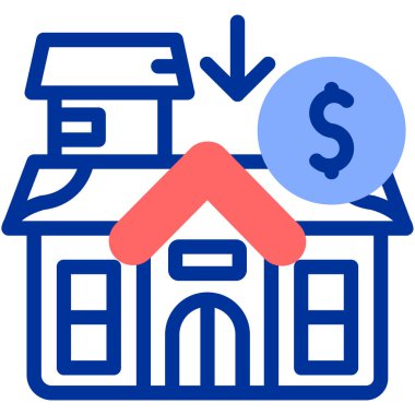 Ev. Web simgesi basit tasarım