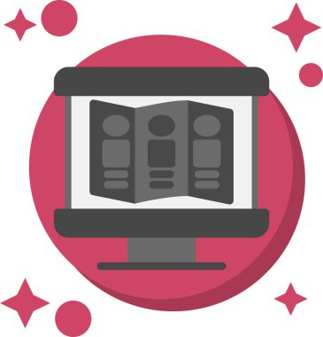 bilgisayar simgesi, vektör illüstrasyonu