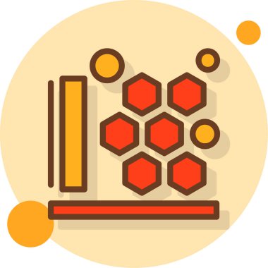 Bir simgenin vektör illüstrasyonu