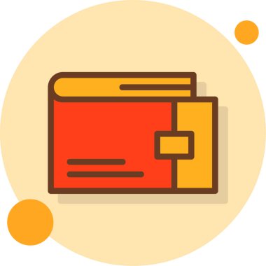 Kitap. Web simgesi basit illüstrasyon