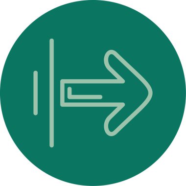 ok simgesi vektör illüstrasyonu