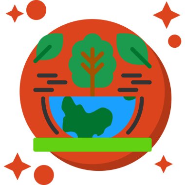 Ağacı olan bir gezegen.