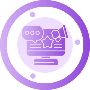 Bir yıldızlı modern kameranın vektör illüstrasyonu