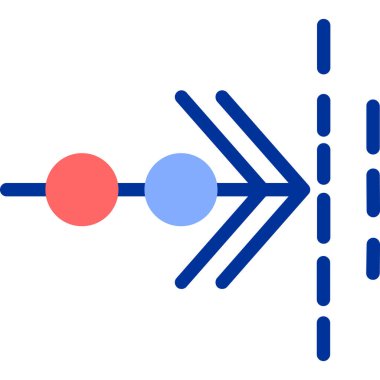 Modern bir simgenin vektör illüstrasyonu