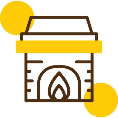 Mum simgesi, basit vektör illüstrasyonu