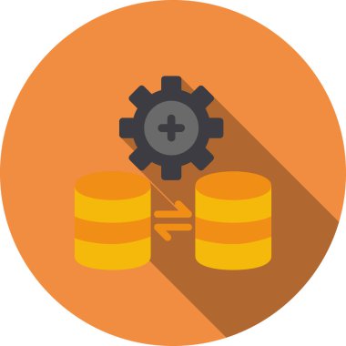 Teçhizat Web simgesi basit illüstrasyon