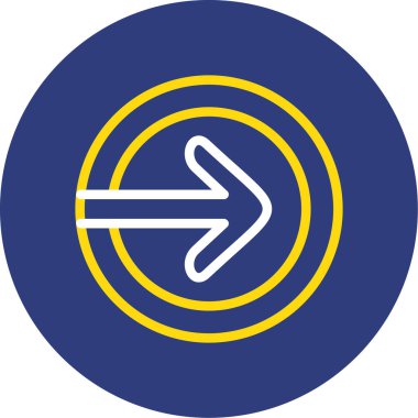 ok simgesi vektör illüstrasyonu