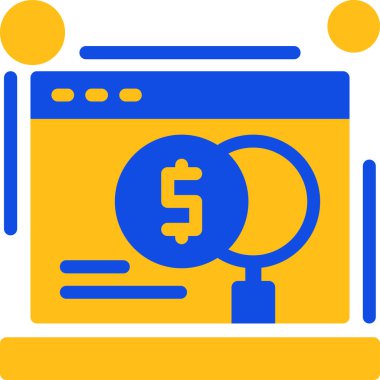 para web simgesi vektör illüstrasyonu