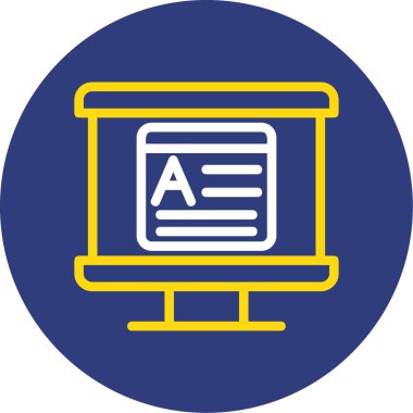 Belge simgesinin vektör illüstrasyonu