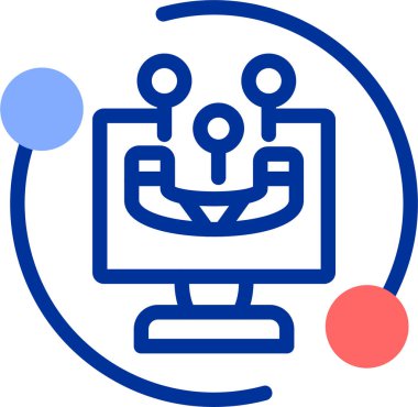 seo modern simgesinin vektör illüstrasyonu