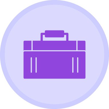 Çanta. Web simgesi basit illüstrasyon