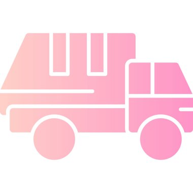 Van simge vektör çizim