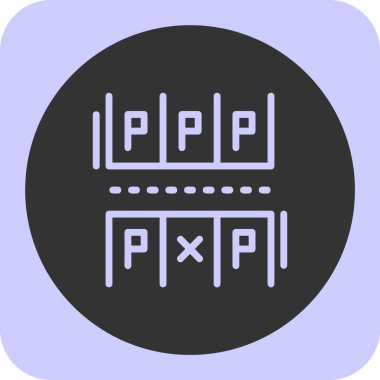 Düz biçimli kod kod simgesi