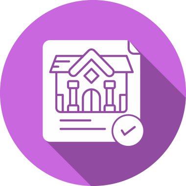 Ev. Web simgesi basit illüstrasyon