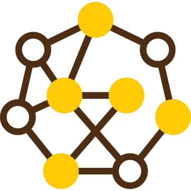 şebeke. Web simgesi basit illüstrasyon