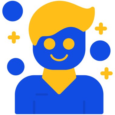 emoji. Web simgesi basit illüstrasyon