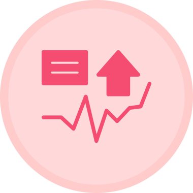 grafik simgesinin vektör illüstrasyonu