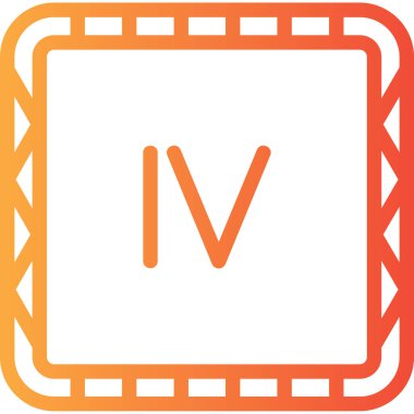 V. Web simgesi basit illüstrasyon