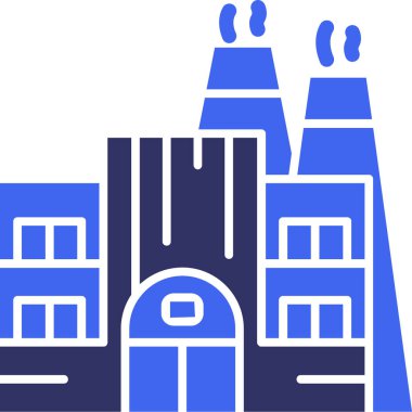 Binalar şehir binaları ikonu - ana hatları biçiminde