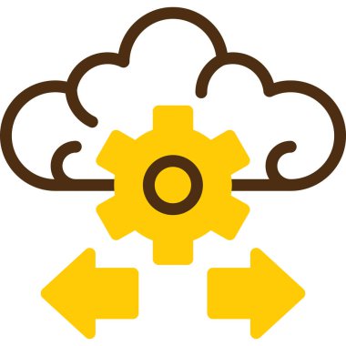 Bulut hesaplama. Web simgesi