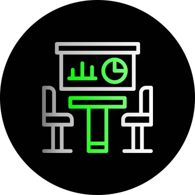 Bir bilgisayar simgesinin vektör illüstrasyonu