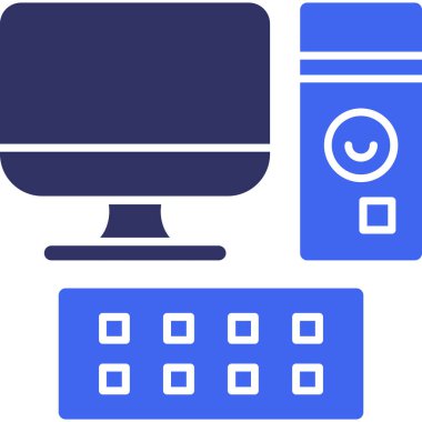 bilgisayar masaüstü elektronik simgesi