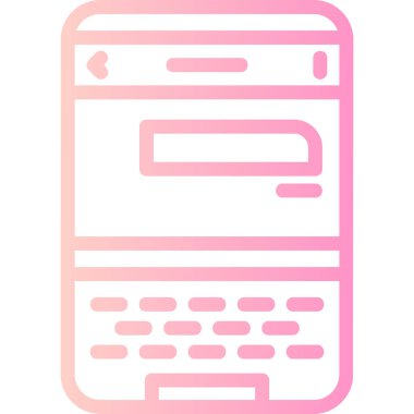 Modern bir simgenin vektör illüstrasyonu