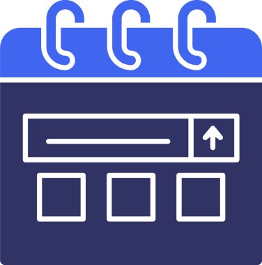 Tarayıcı. Web simgesi basit illüstrasyon