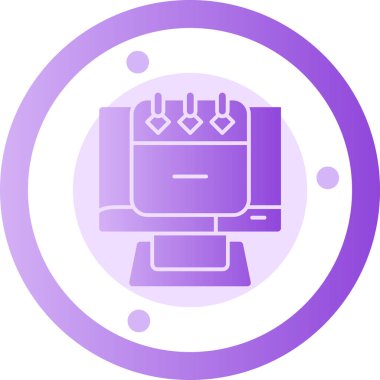 Kamera simgesi, vektör illüstrasyonu