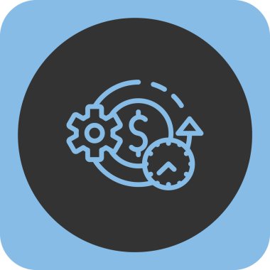 Simge, vektör illüstrasyonu ayarlanıyor