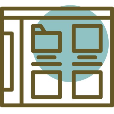 seo modern simgesinin vektör illüstrasyonu