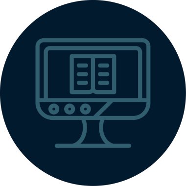 Web vektör çizim çizelgesi simgesi