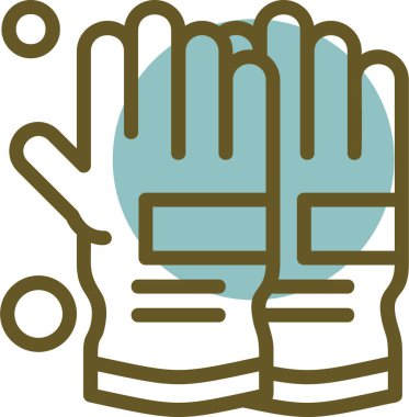 İnsan elinin vektör illüstrasyonu