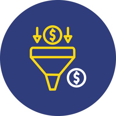 vektör para simgesi illüstrasyonu