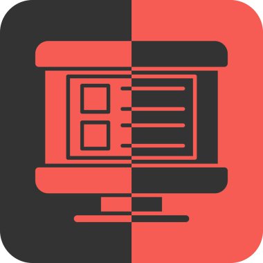 tarayıcı pencere vektör simgesi