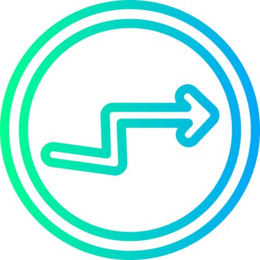 ok simgesinin vektör illüstrasyonu