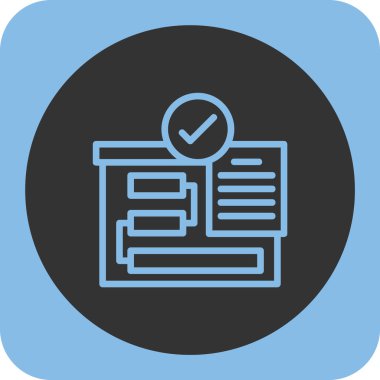 Vektör belgesi Simge illüstrasyonu